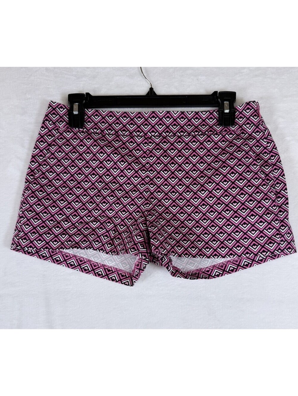 Express Shorts 0 Womens Pink Side Zip Cotton Stretch